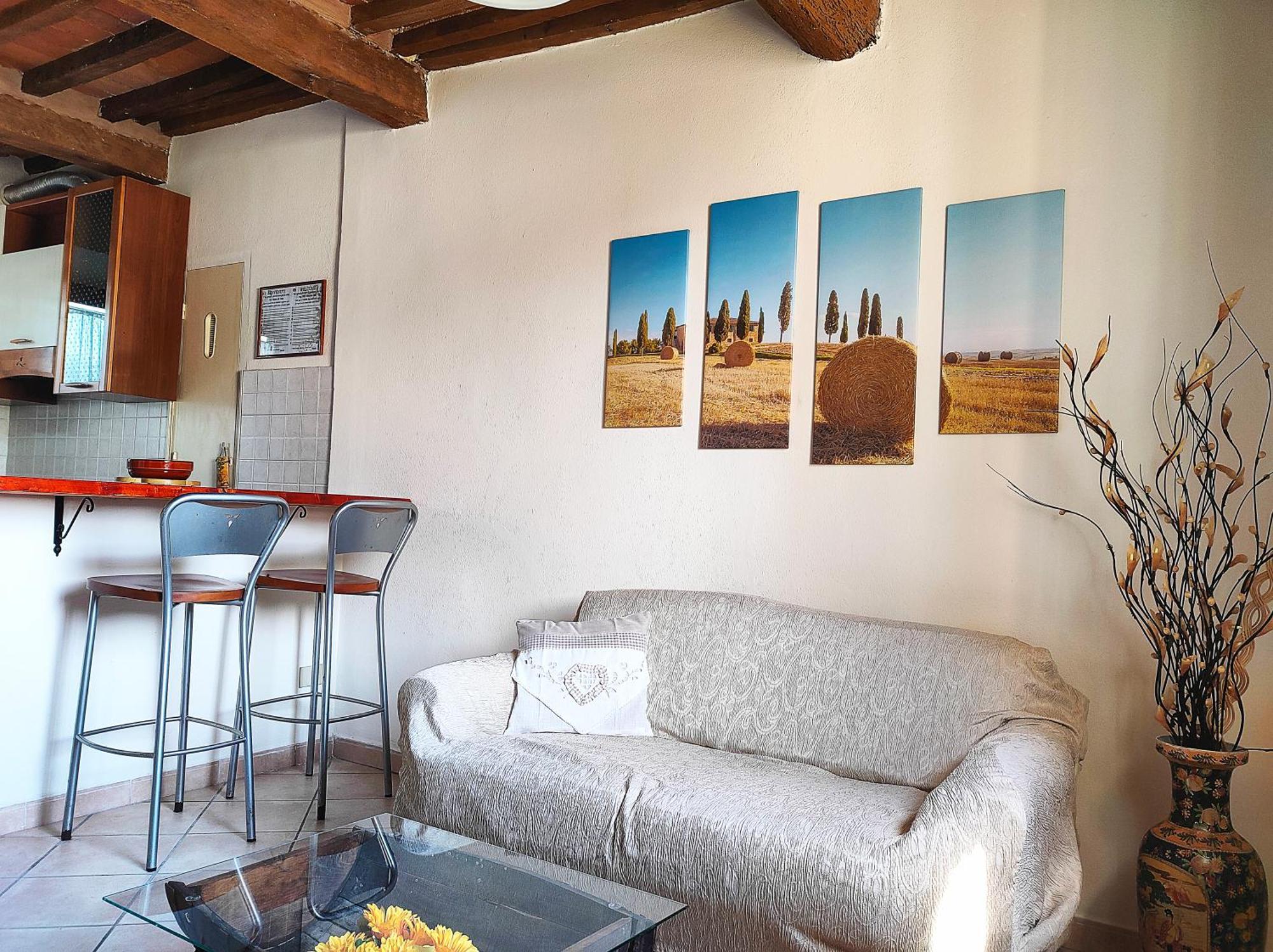 La Casina Di Colle - Appartamento Rustico Sulle Colline Di Pisa Casciana Terme Luaran gambar